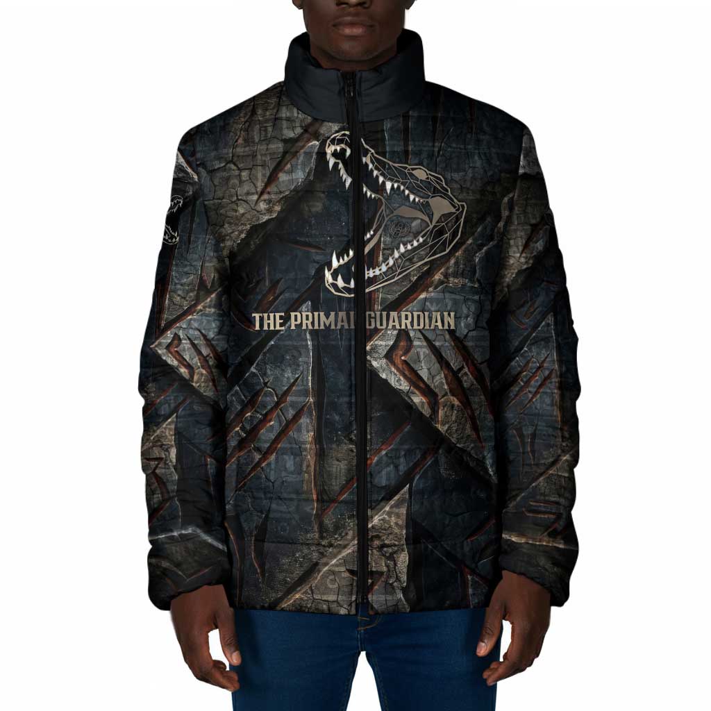 Sobek Egypt Padded Jacket with Crocodile Head Water Symbolism Ancient Guardian