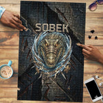 Sobek Egypt Puzzle with Crocodile Head Water Symbolism Ancient Guardian