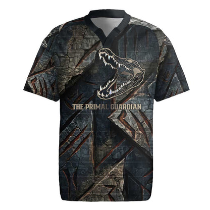 Sobek Egypt Rugby Jersey with Crocodile Head Water Symbolism Ancient Guardian