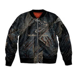 Sobek Egypt Sleeve Zip Bomber Jacket with Crocodile Head Water Symbolism Ancient Guardian