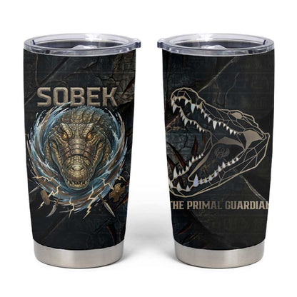 Sobek Egypt Tumbler Cup with Crocodile Head Water Symbolism Ancient Guardian