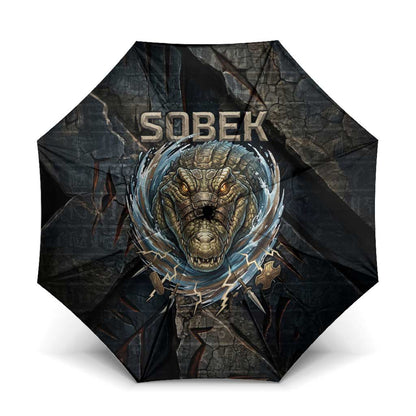 Sobek Egypt Umbrella with Crocodile Head Water Symbolism Ancient Guardian