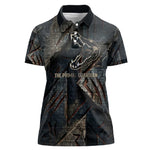Sobek Egypt Women Polo Shirt with Crocodile Head Water Symbolism Ancient Guardian