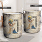 Thoth Laundry Basket Ibis Head and Ancient Scroll Egyptian Wisdom