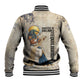 Thoth Baseball Jacket Ibis Head and Ancient Scroll Egyptian Wisdom