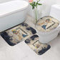 Thoth Bathroom Set Ibis Head and Ancient Scroll Egyptian Wisdom