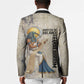 Thoth Blazer Ibis Head and Ancient Scroll Egyptian Wisdom