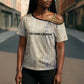 Thoth Cross Shoulder Shirt Ibis Head and Ancient Scroll Egyptian Wisdom