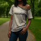 Thoth Cross Shoulder Shirt Ibis Head and Ancient Scroll Egyptian Wisdom
