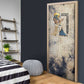 Thoth Door Cover Ibis Head and Ancient Scroll Egyptian Wisdom