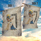 Thoth Garden Flag Ibis Head and Ancient Scroll Egyptian Wisdom