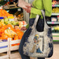 Thoth Grocery Bag Ibis Head and Ancient Scroll Egyptian Wisdom