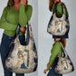 Thoth Grocery Bag Ibis Head and Ancient Scroll Egyptian Wisdom