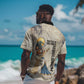 Thoth Hawaiian Shirt Ibis Head and Ancient Scroll Egyptian Wisdom