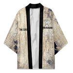 Thoth Kimono Ibis Head and Ancient Scroll Egyptian Wisdom