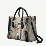 Thoth Leather Bag Ibis Head and Ancient Scroll Egyptian Wisdom