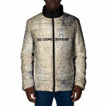 Thoth Padded Jacket Ibis Head and Ancient Scroll Egyptian Wisdom