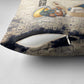 Thoth Pillow Cover Ibis Head and Ancient Scroll Egyptian Wisdom