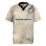 Thoth Rugby Jersey Ibis Head and Ancient Scroll Egyptian Wisdom