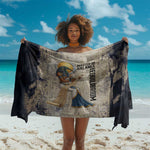 Thoth Sarong Ibis Head and Ancient Scroll Egyptian Wisdom