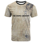 Thoth T shirt Ibis Head and Ancient Scroll Egyptian Wisdom