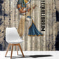 Thoth Window Curtain Ibis Head and Ancient Scroll Egyptian Wisdom