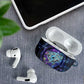 Thoth Ancient Egyptian Cosmic AirPods Case with Sacred Eye and Baboon Symbol Theme