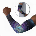 Thoth Ancient Egyptian Cosmic Arm Sleeves with Sacred Eye and Baboon Symbol Theme