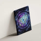 Thoth Ancient Egyptian Cosmic Canvas Wall Art with Sacred Eye and Baboon Symbol Theme