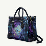 Thoth Ancient Egyptian Cosmic Leather Bag with Sacred Eye and Baboon Symbol Theme