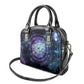 Thoth Ancient Egyptian Cosmic Shoulder Handbag with Sacred Eye and Baboon Symbol Theme