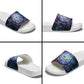 Thoth Ancient Egyptian Cosmic Slide Sandals with Sacred Eye and Baboon Symbol Theme