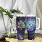 Thoth Ancient Egyptian Cosmic Tumbler With Handle with Sacred Eye and Baboon Symbol Theme