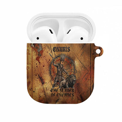 Onuris AirPods Case Egyptian War God Slayer of Enemies Spear Lion Ancient Battle