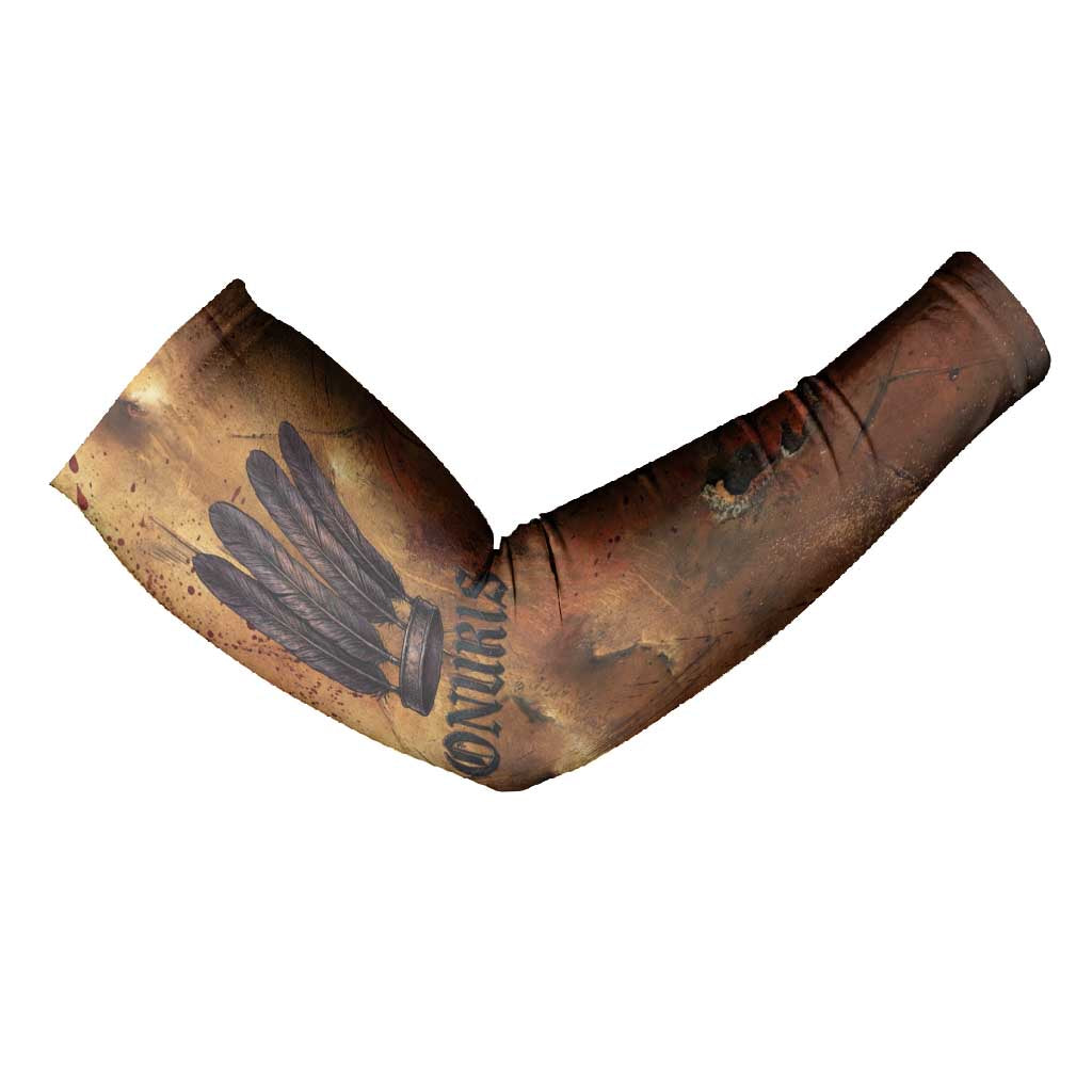 Onuris Arm Sleeves Egyptian War God Slayer of Enemies Spear Lion Ancient Battle