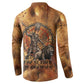 Onuris Button Sweatshirt Egyptian War God Slayer of Enemies Spear Lion Ancient Battle
