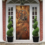 Onuris Door Cover Egyptian War God Slayer of Enemies Spear Lion Ancient Battle