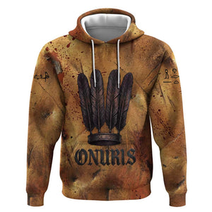 Onuris Hoodie Egyptian War God Slayer of Enemies Spear Lion Ancient Battle