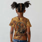 Onuris Kid T shirt Egyptian War God Slayer of Enemies Spear Lion Ancient Battle