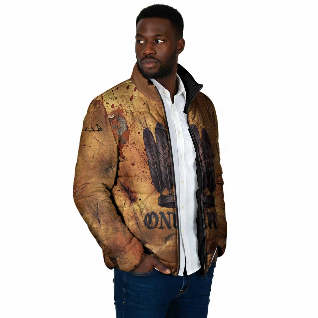 Onuris Padded Jacket Egyptian War God Slayer of Enemies Spear Lion Ancient Battle
