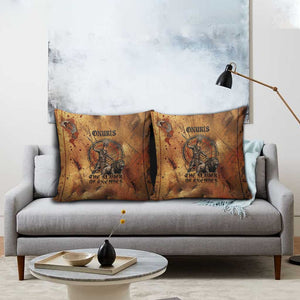 Onuris Pillow Cover Egyptian War God Slayer of Enemies Spear Lion Ancient Battle
