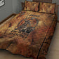 Onuris Quilt Bed Set Egyptian War God Slayer of Enemies Spear Lion Ancient Battle