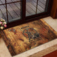 Onuris Rubber Doormat Egyptian War God Slayer of Enemies Spear Lion Ancient Battle