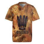 Onuris Rugby Jersey Egyptian War God Slayer of Enemies Spear Lion Ancient Battle
