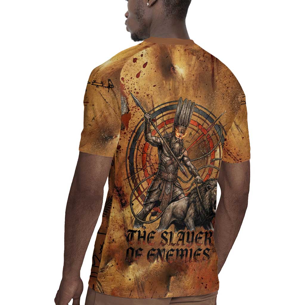 Onuris Rugby Jersey Egyptian War God Slayer of Enemies Spear Lion Ancient Battle