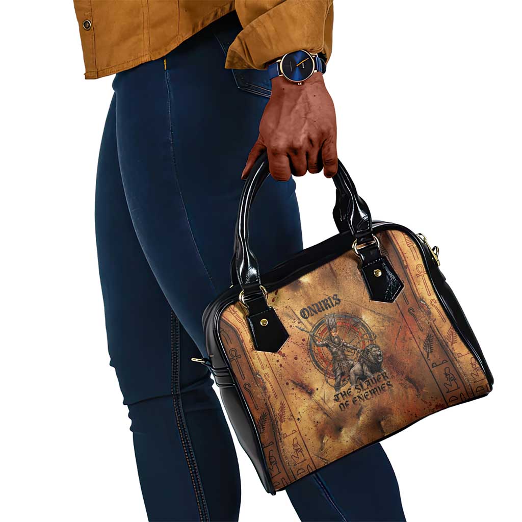 Onuris Shoulder Handbag Egyptian War God Slayer of Enemies Spear Lion Ancient Battle