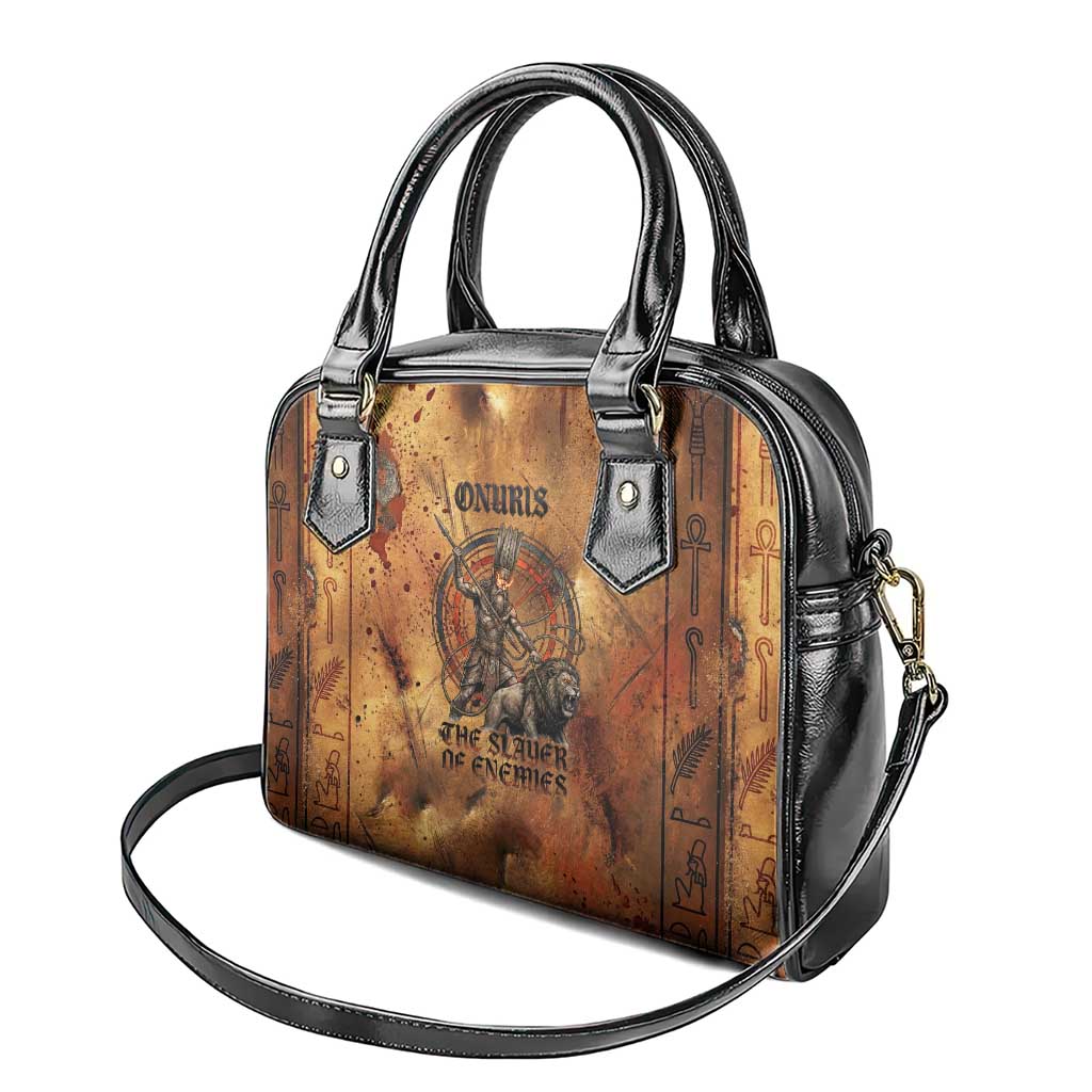 Onuris Shoulder Handbag Egyptian War God Slayer of Enemies Spear Lion Ancient Battle