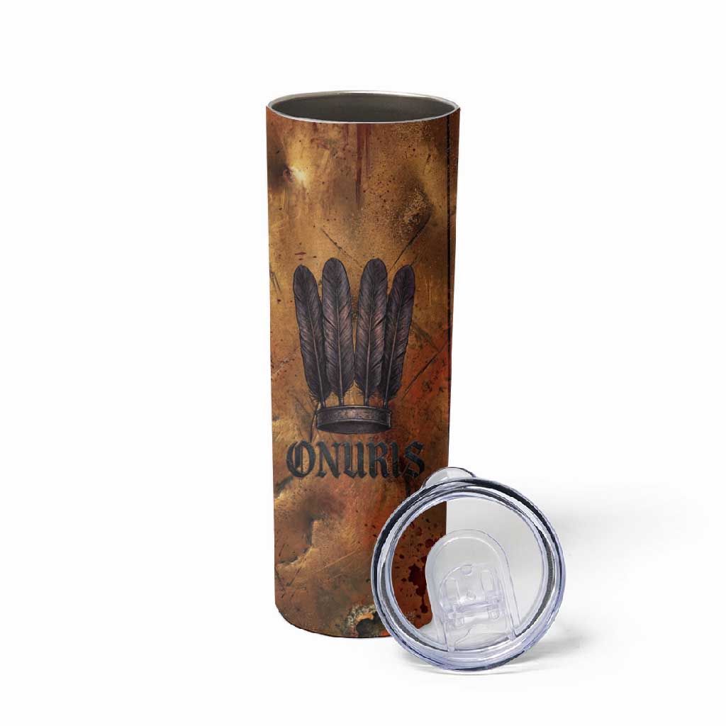 Onuris Skinny Tumbler Egyptian War God Slayer of Enemies Spear Lion Ancient Battle