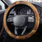 Onuris Steering Wheel Cover Egyptian War God Slayer of Enemies Spear Lion Ancient Battle