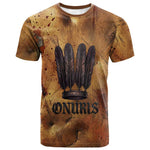 Onuris T shirt Egyptian War God Slayer of Enemies Spear Lion Ancient Battle